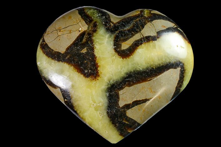 Polished Septarian Heart - Madagascar #156661